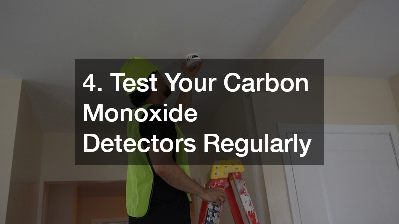 4. Test Your Carbon Monoxide Detectors Regularly