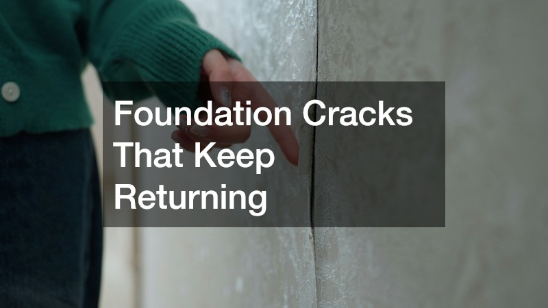 Foundation Cracks That Keep Returning