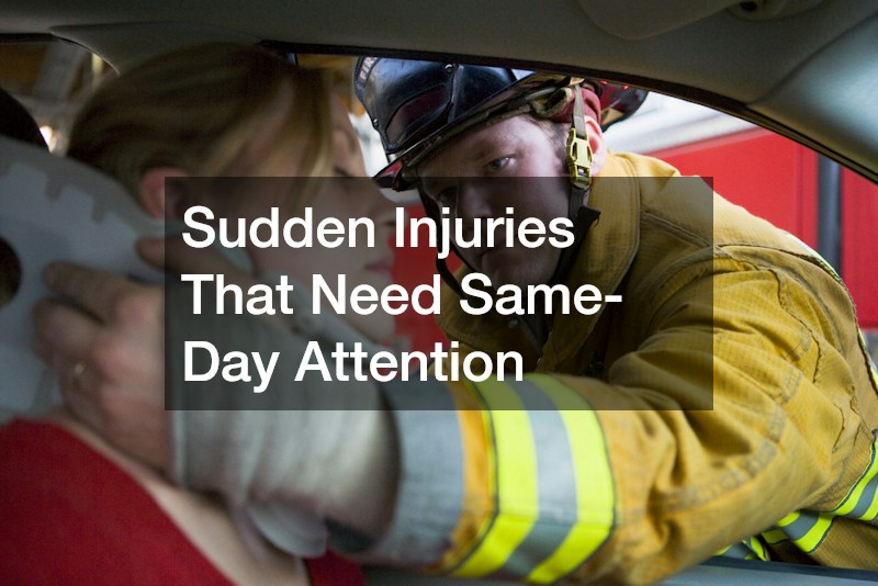 Sudden Injuries That Need Same-Day Attention