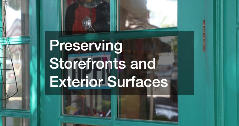 Preserving Storefronts and Exterior Surfaces