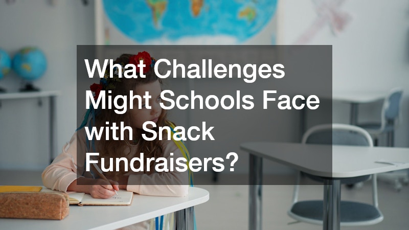 What Challenges Might Schools Face with Snack Fundraisers?