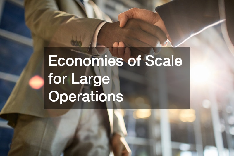 Economies of Scale for Large Operations