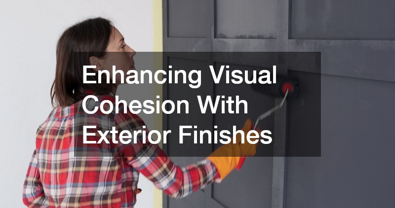 Enhancing Visual Cohesion With Exterior Finishes