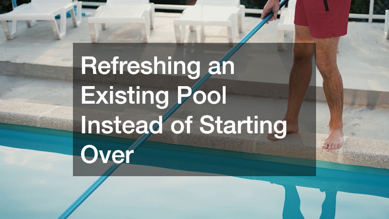 Refreshing an Existing Pool Instead of Starting Over