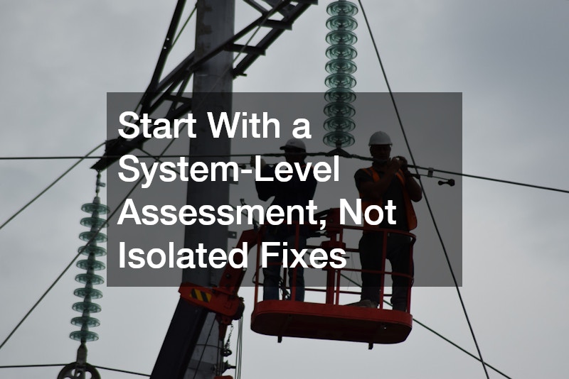 Start With a System-Level Assessment, Not Isolated Fixes