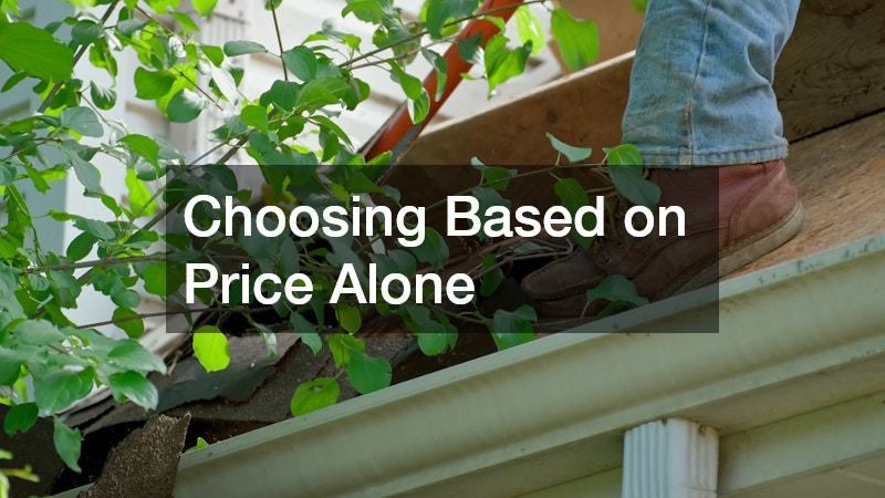 Choosing Based on Price Alone
