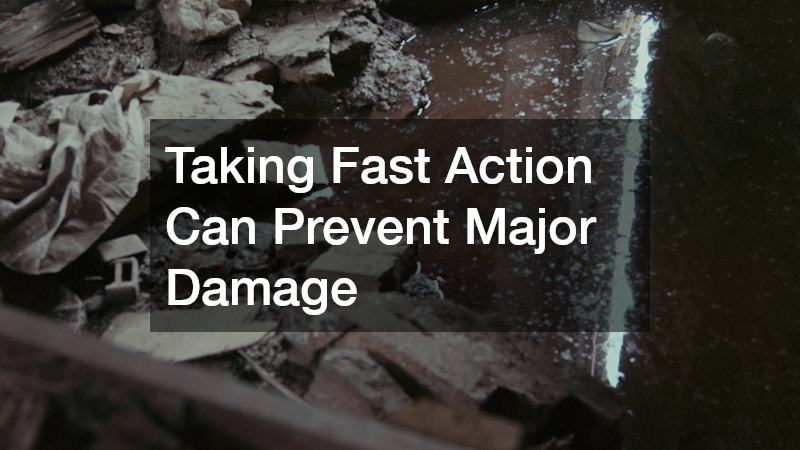 Taking Fast Action Can Prevent Major Damage