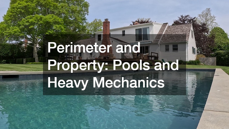 Perimeter and Property: Pools and Heavy Mechanics