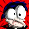 A very evil looking vampire