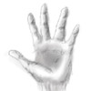 sketch of   my hand