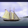 Gaff-rigged Schooner