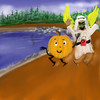 Or a pumpkin skipping with an angelic terrorist?