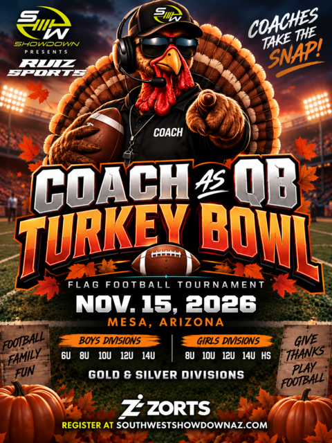 Southwest Showdown Presents Turkey Bowl - Coach As Qb