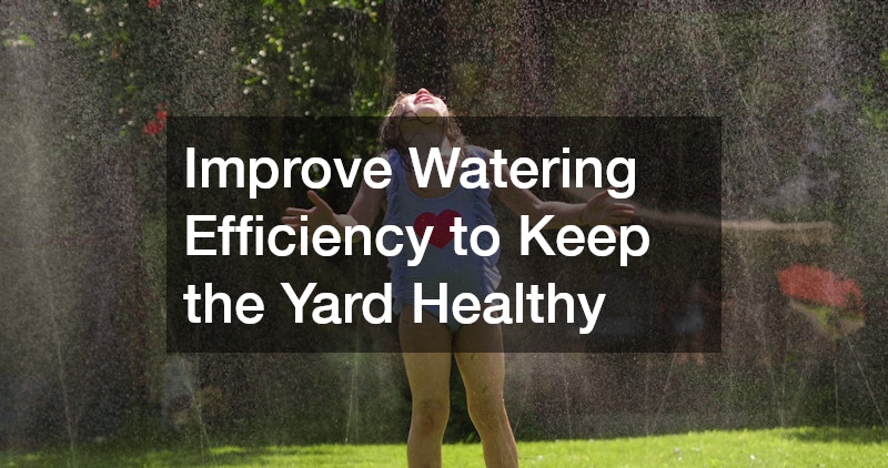Improve Watering Efficiency to Keep the Yard Healthy