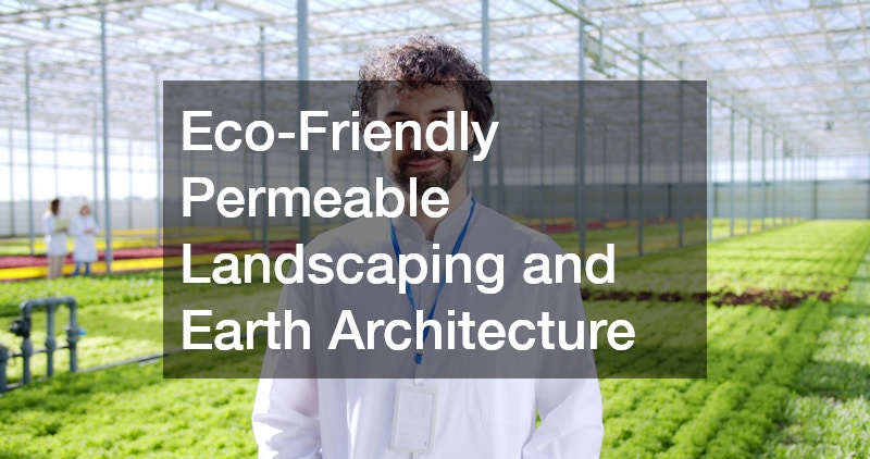 Eco-Friendly Permeable Landscaping and Earth Architecture