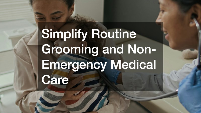 Simplify Routine Grooming and Non-Emergency Medical Care