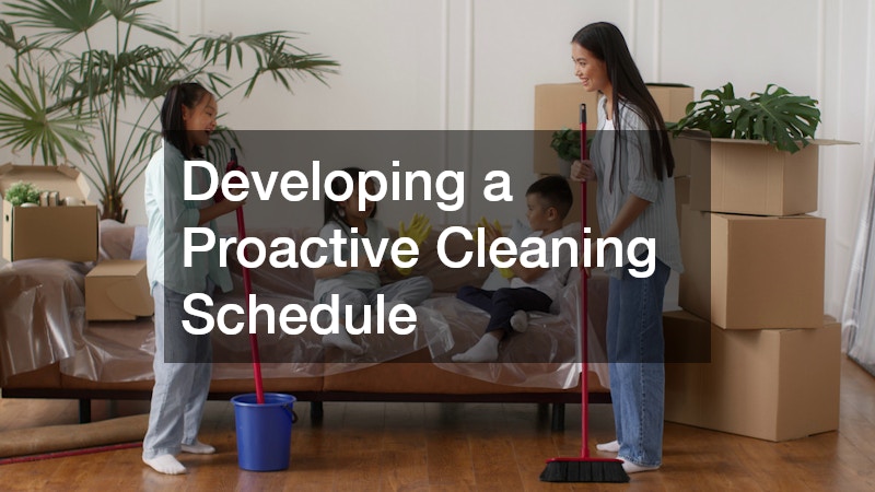 Developing a Proactive Cleaning Schedule