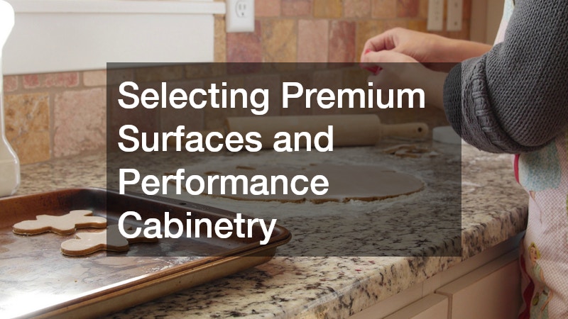 Selecting Premium Surfaces and Performance Cabinetry