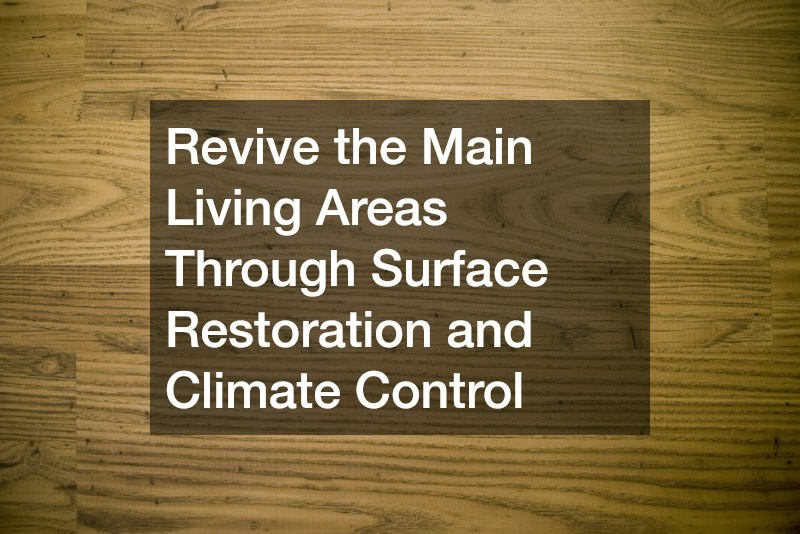 Revive the Main Living Areas Through Surface Restoration and Climate Control