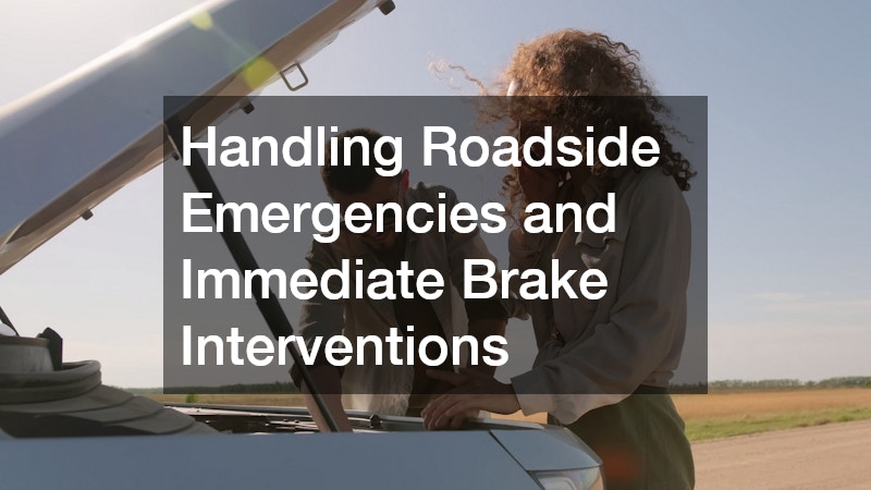 Handling Roadside Emergencies and Immediate Brake Interventions