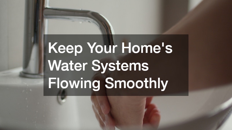 Keep Your Home’s Water Systems Flowing Smoothly