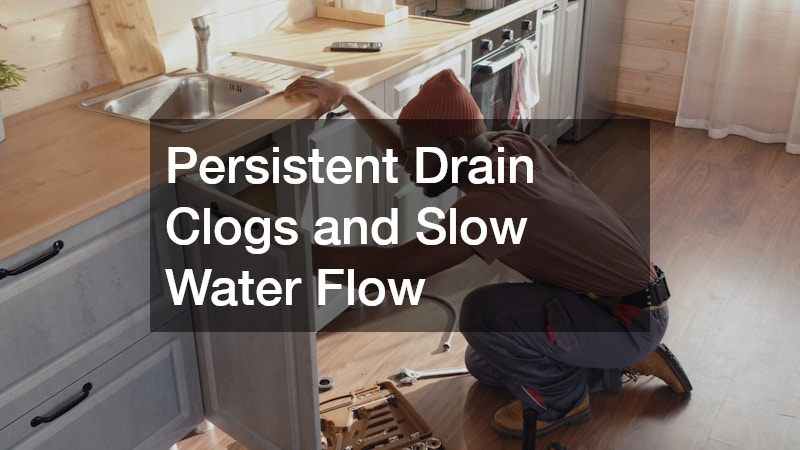 Persistent Drain Clogs and Slow Water Flow