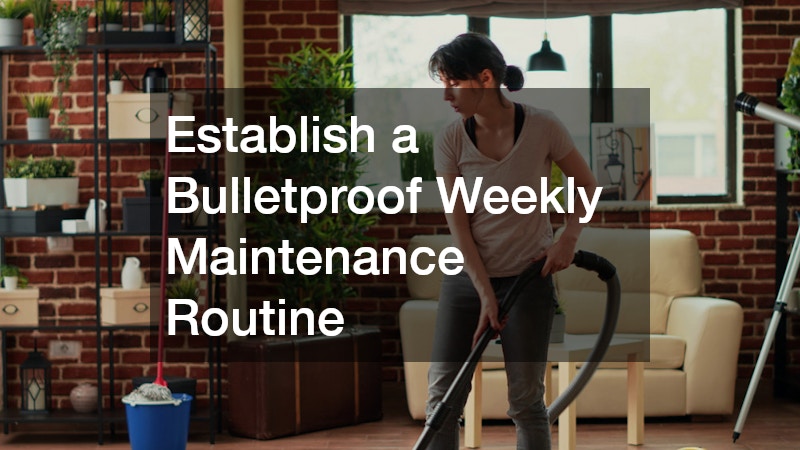 Establish a Bulletproof Weekly Maintenance Routine