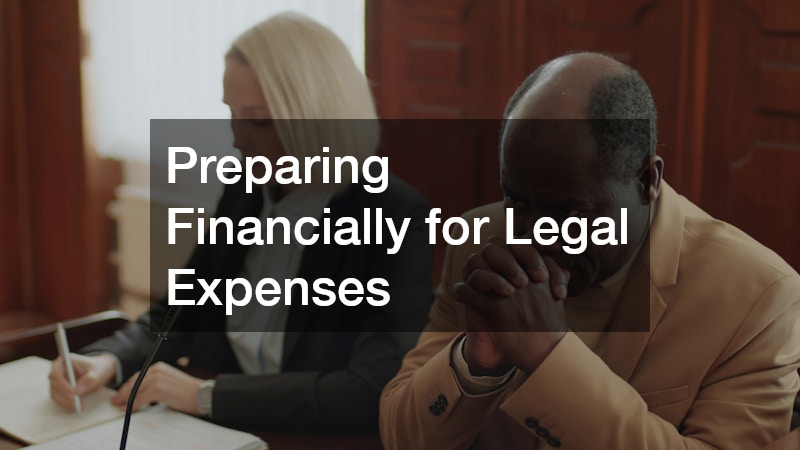 Preparing Financially for Legal Expenses