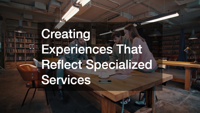 Creating Experiences That Reflect Specialized Services