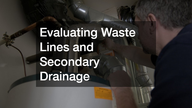 Evaluating Waste Lines and Secondary Drainage