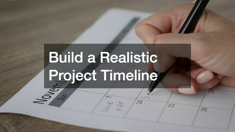 Build a Realistic Project Timeline