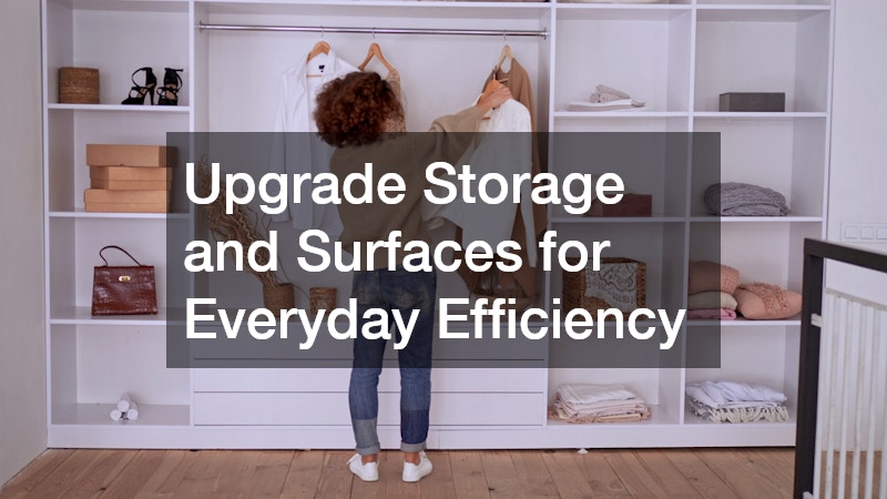 Upgrade Storage and Surfaces for Everyday Efficiency