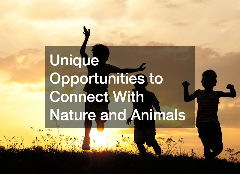Unique Opportunities to Connect With Nature and Animals