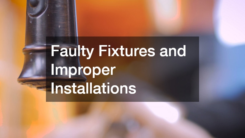 Faulty Fixtures and Improper Installations