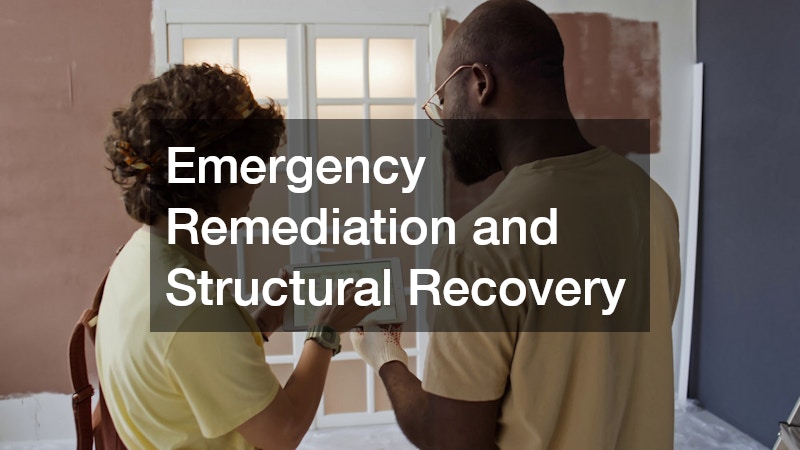 Emergency Remediation and Structural Recovery