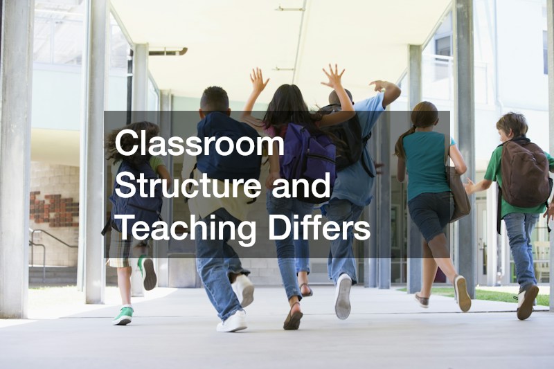 Classroom Structure and Teaching Differs