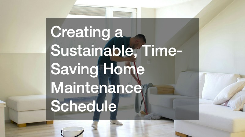 Creating a Sustainable, Time-Saving Home Maintenance Schedule