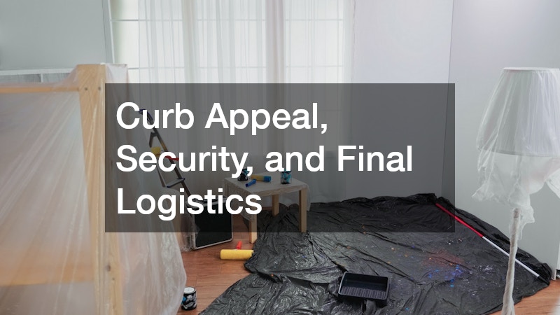 Curb Appeal, Security, and Final Logistics