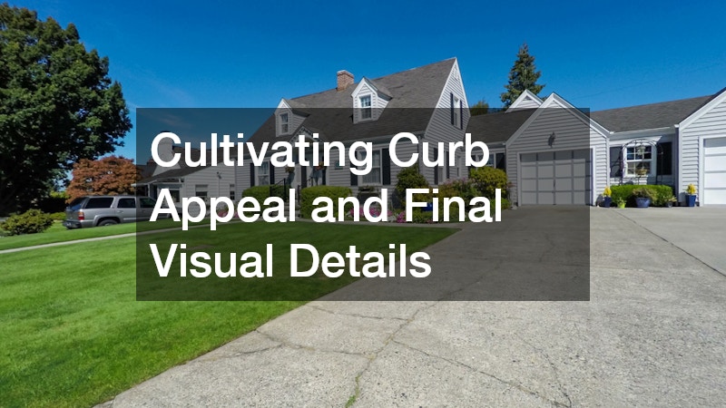 Cultivating Curb Appeal and Final Visual Details