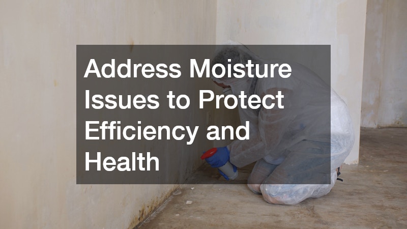 Address Moisture Issues to Protect Efficiency and Health