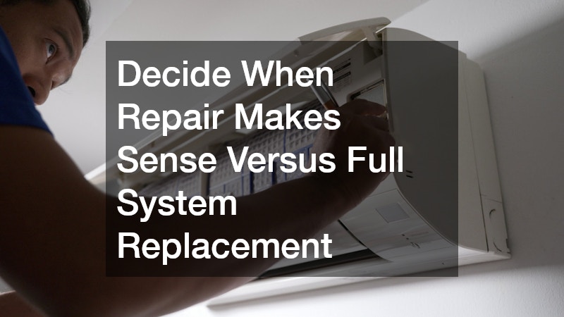 Decide When Repair Makes Sense Versus Full System Replacement