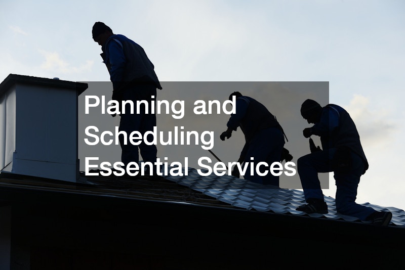 Planning and Scheduling Essential Services