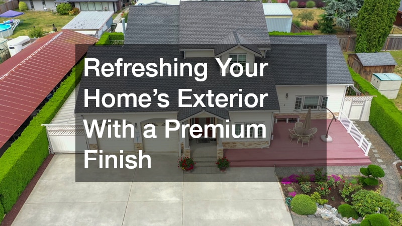Refreshing Your Home’s Exterior With a Premium Finish