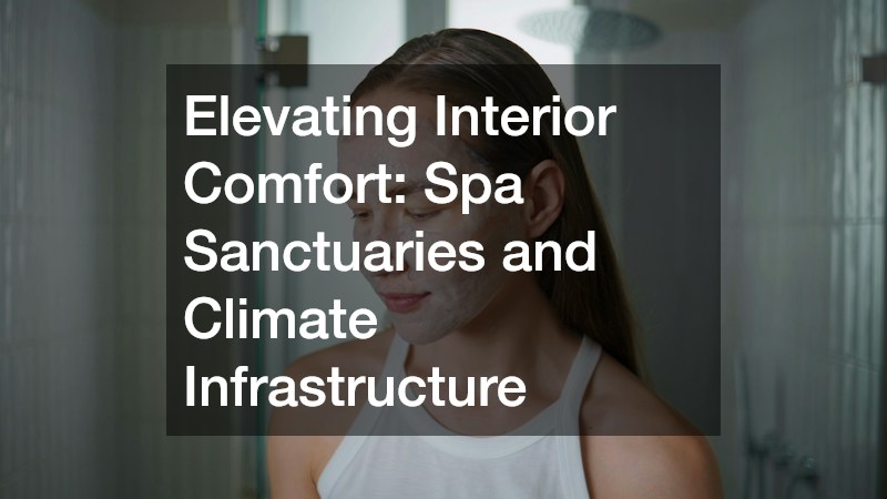 Elevating Interior Comfort: Spa Sanctuaries and Climate Infrastructure