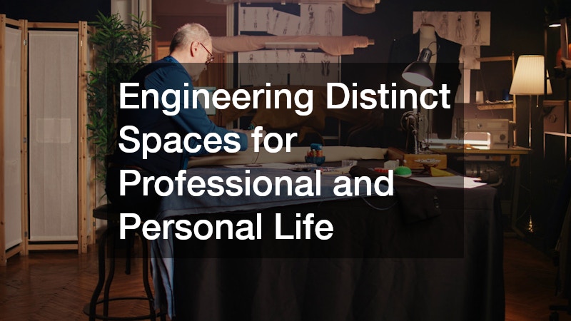 Engineering Distinct Spaces for Professional and Personal Life