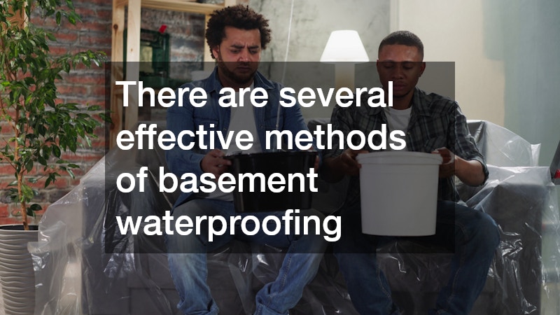 There are several effective methods of basement waterproofing