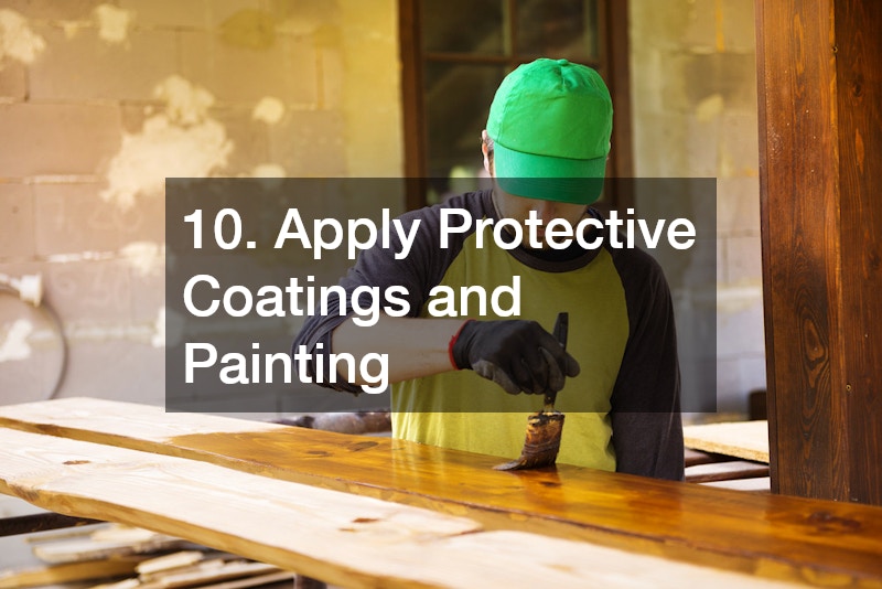 10. Apply Protective Coatings and Painting