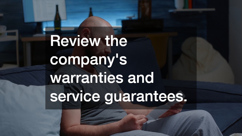 Review the company
