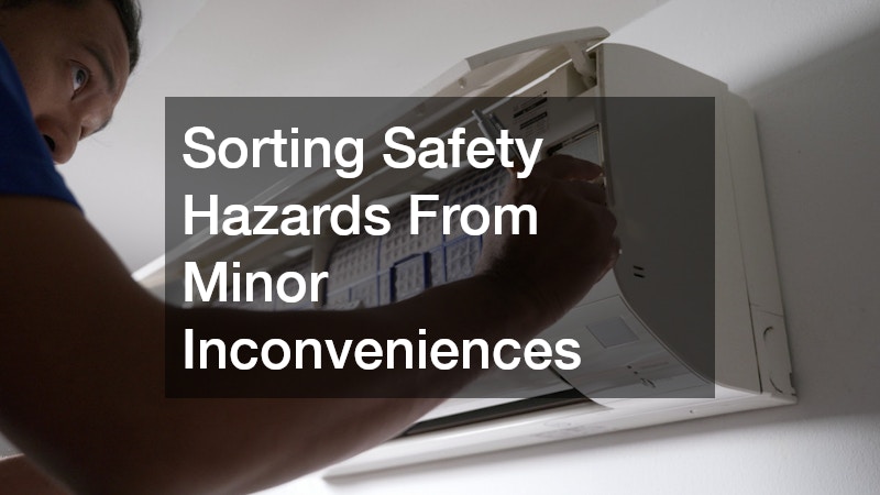 Sorting Safety Hazards From Minor Inconveniences