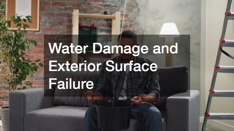 Water Damage and Exterior Surface Failure